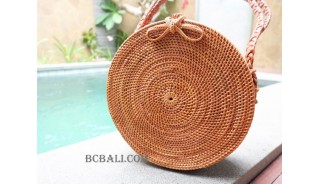 large circle handbags leather bali design